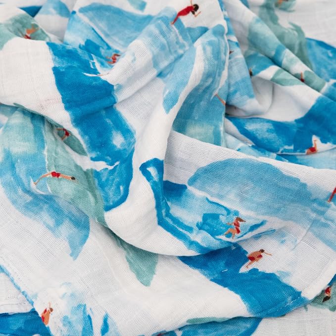 Little Unicorn Muslin Swaddle Blanket - Image 3