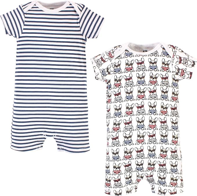 Hudson Baby Unisex Cotton Rompers by HudsonBaby