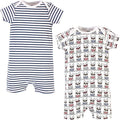 Hudson Baby Unisex Cotton Rompers by HudsonBaby