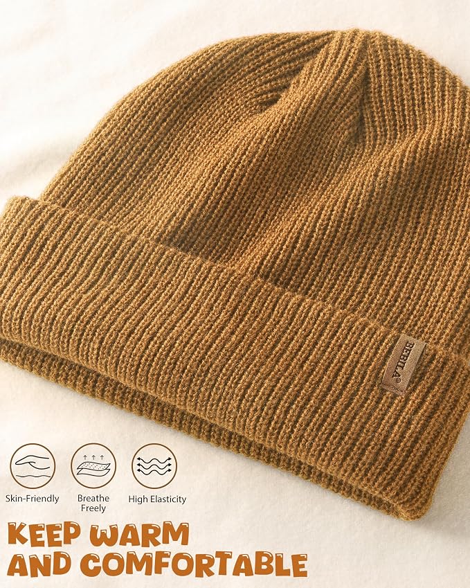 Baby Beanie Toddler Infant Winter Hats Knit Warm Caps - Image 2