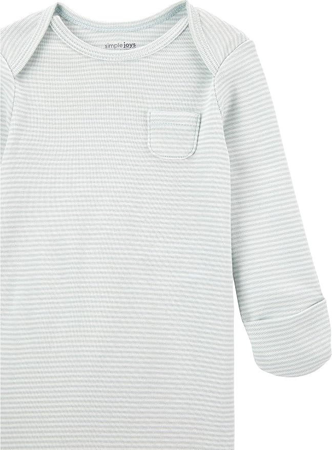 Simple Joys by Carter's Baby 3-pack Neutral Cotton Sleeper Gown - Image 2