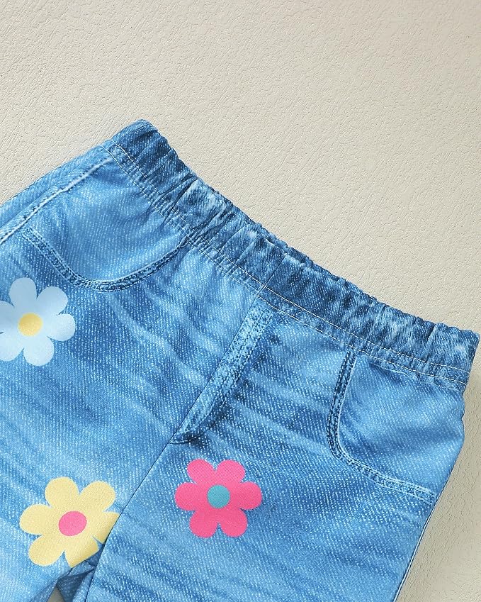 Renotemy Toddler Baby Girl Clothes Fall Winter Outfits Gifts 12Months-5T - Image 5