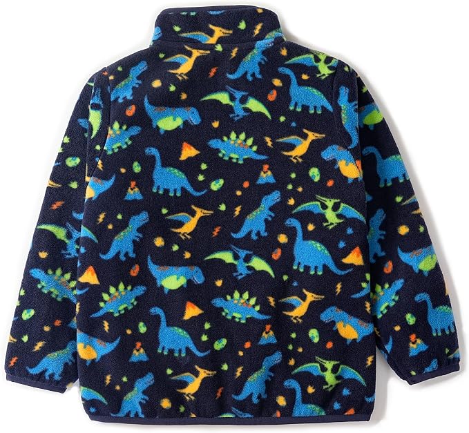 Toddler Boys Girls Fleece Jacket Lightweight Fall Spring 2-12 Years - Image 2