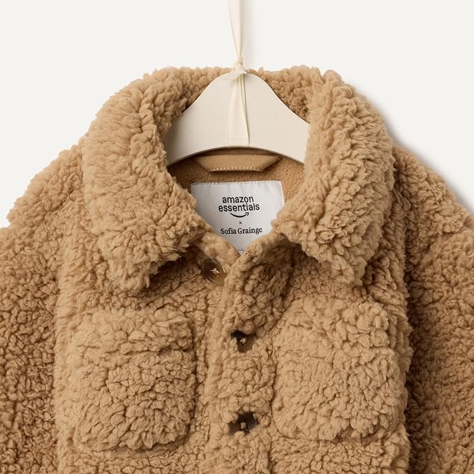Amazon Essentials x Sofia Grainge Toddlers and Baby Boys' Sherpa Fleece - Image 5