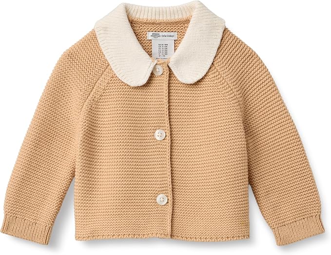 Amazon Essentials x Sofia Grainge Unisex Toddlers and Babies' Peter Pan Collar by AmazonEssentials