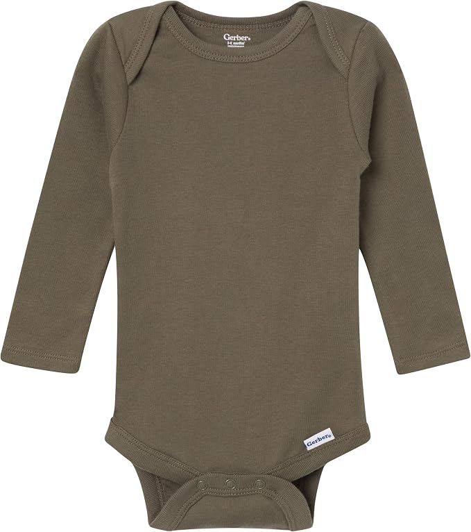 Gerber Baby 6 Pack Long-sleeve Onesies Bodysuit - Image 6