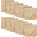 12 Pack Muslin Burp Cloths by BAMBOOQUEEN