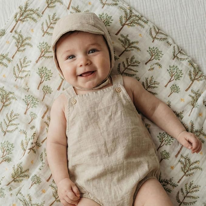 Muslin Swaddle Blankets for Newborn, Cotton Receiving Blanket | 4 Pack 100% - Image 7
