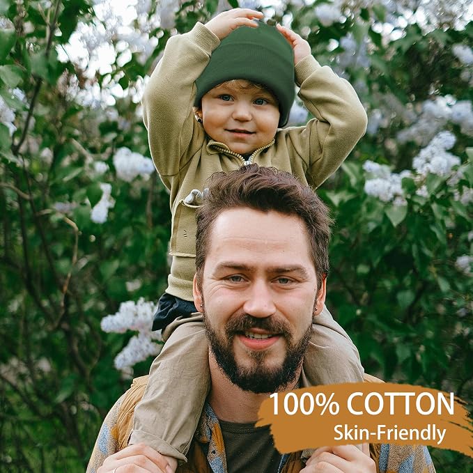vidsel 100% Cotton Toddler Beanie Hats - Image 5