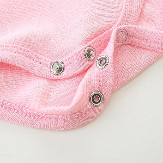Baby Girl Collared Onsie Polo Bodysuit Boy Cotton Romper Short Sleeve 0~24M - Image 6