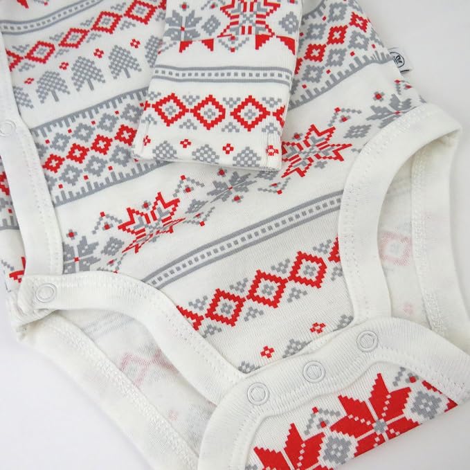 HonestBaby Baby 3-pack Long Sleeve Side-snap Kimono Bodysuits Organic Cotton - Image 3