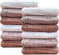 Sunny zzzZZ Baby Muslin Washcloths -100% Cotton Muslin Soft Absorbent Large by Sunny+zzzZZ