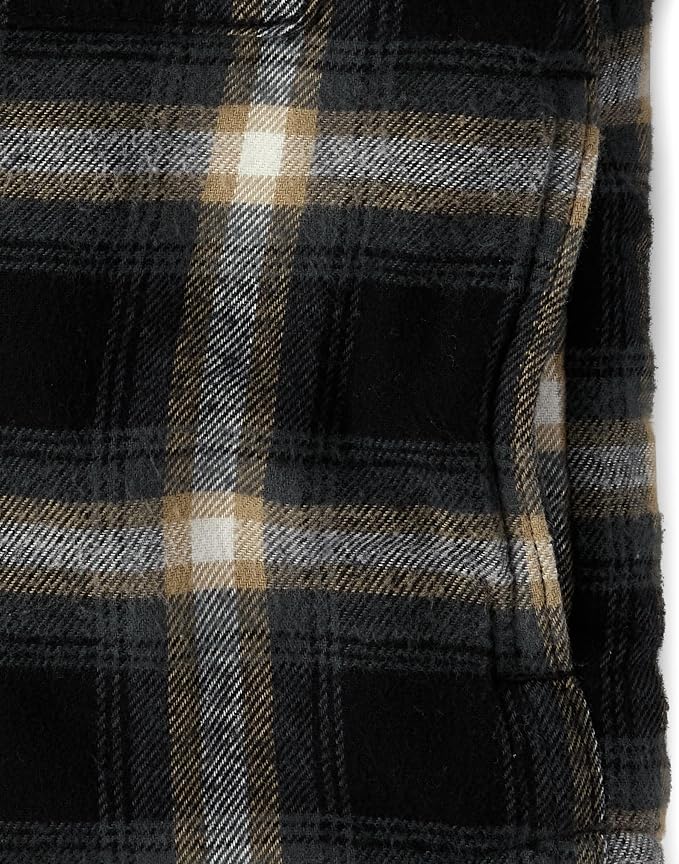 The Children's Place, Baby Boys, and Toddler Cozy Sherpa Lined Shacket - Image 2