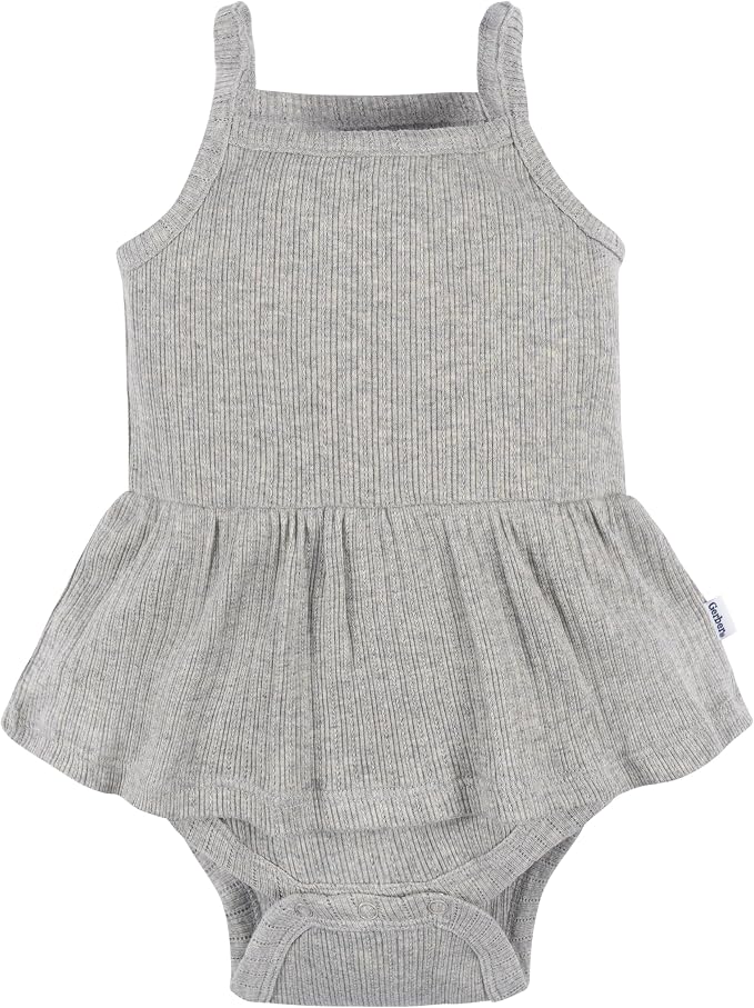 Gerber Baby Girls Multi-Pack Sleeveless Onesies Bodysuit - Image 2