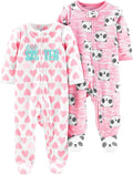 Simple Joys by Carter's Baby Girls' Cotton and Fleece Footed Sleep and Play by SimpleJoysbyCarters