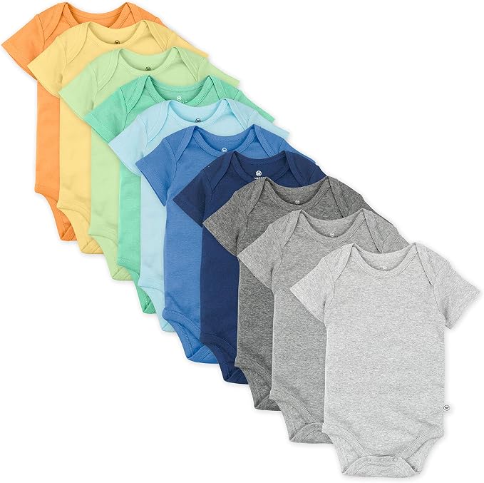 HonestBaby 10-pack Short Sleeve Bodysuits One-piece by HonestBaby