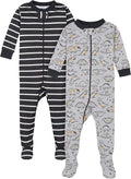 Gerber Baby Boys 2-Pack Footed Pajamas by Gerber