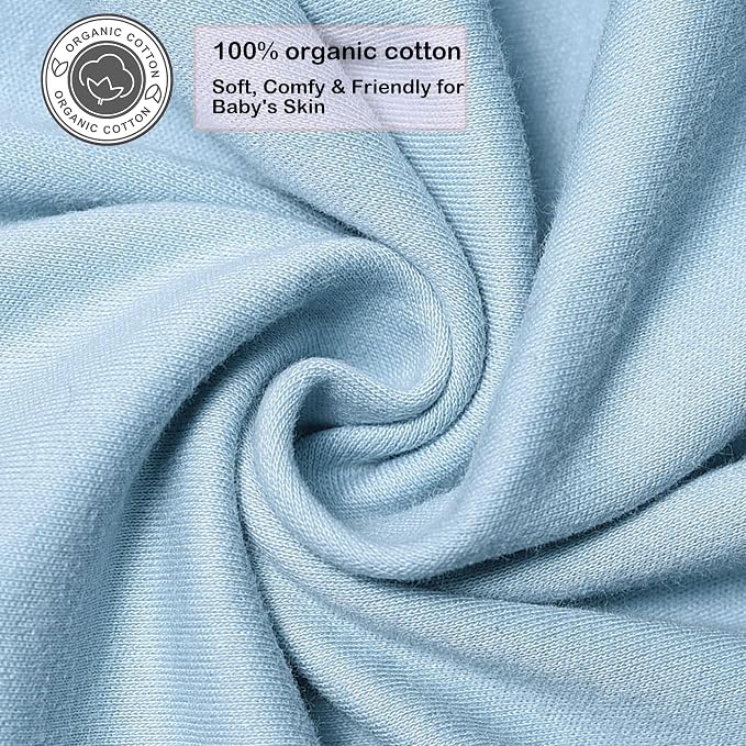 Baby Sleep Sack Swaddle 3 Pack, 3-Way Adjustable, Organic Cotton | Swaddles 3-6 - Image 5