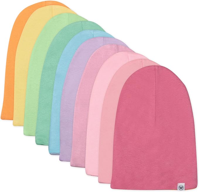 HonestBaby Baby Multipack Baby Caps Newborn Hats 100% Organic Cotton by HonestBaby