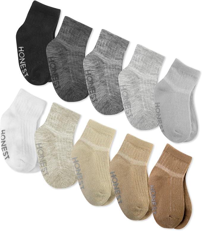 HonestBaby Baby Girls' Cozy Socks by HonestBaby