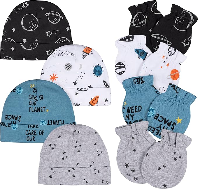 Gerber Baby Boys & Girls Cap and Mitten Sets by Gerber