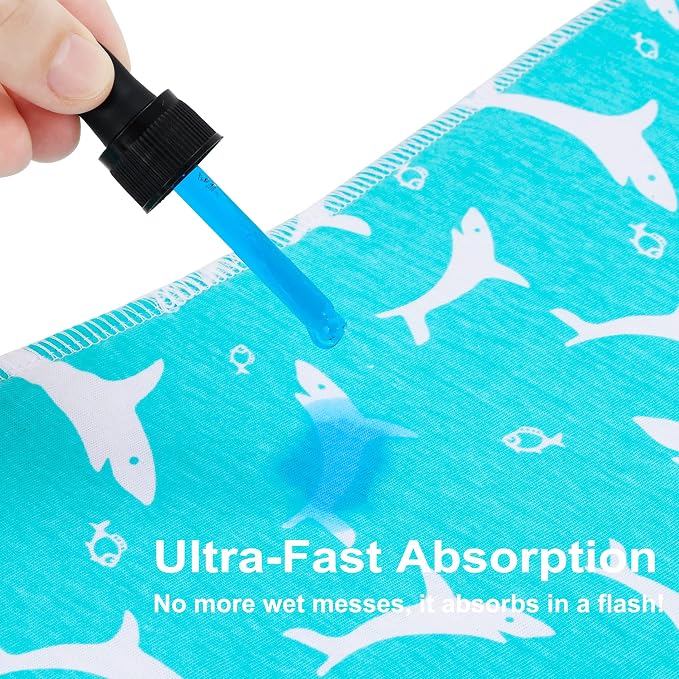 2-in-1 Burp Cloths and Baby Bibs - Image 4