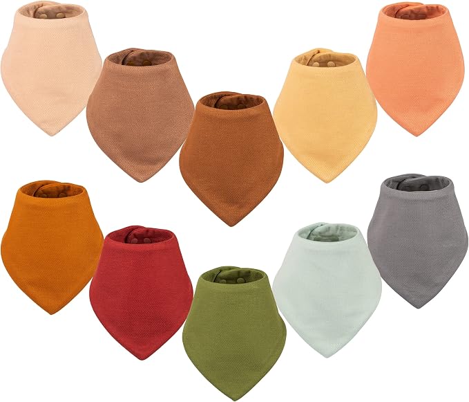 Tiny Twinkle Bandana Scarf Bibs by TinyTwinkle
