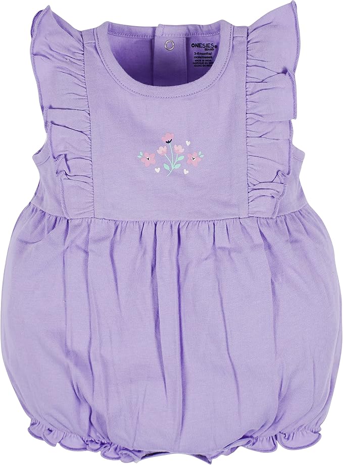 Onesies Brand Baby Girls' 3-pack Romper - Image 4