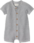 little planet by carter's Unisex Baby Waffle Knit Button-Front Jumpsuit made by LittlePlanet
