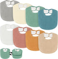 8 Pack Bibs for Baby Boy & Baby Girl, Muslin Bibs by Unknown