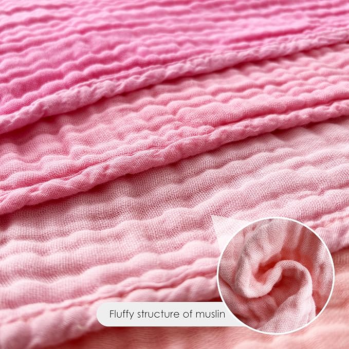 12 Pack Muslin Burp Cloths - Image 5