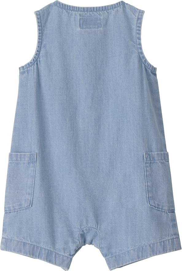 little planet by carter's Unisex Baby Waffle Knit Button-Front Jumpsuit made - Image 3