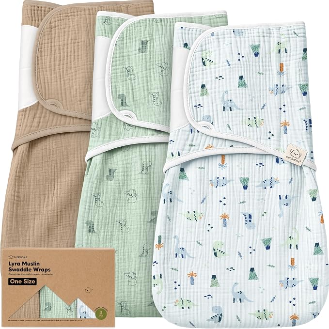 KeaBabies Muslin Baby Swaddles for Newborns, 100% Cotton | Organic Cotton by KeaBabies