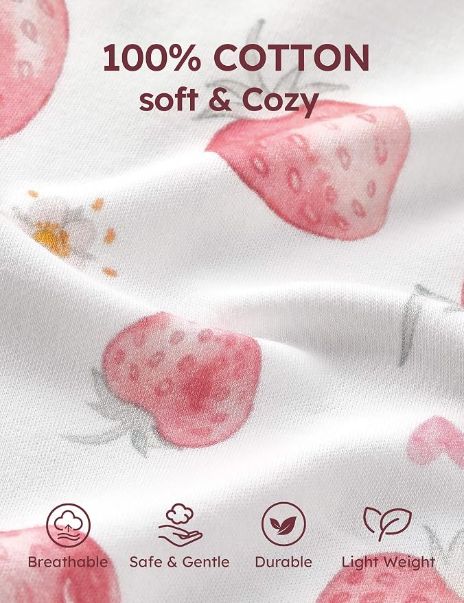 Unnivoll Baby Sleepers 100% Cotton Baby Pajamas Baby Boys Girls Clothes | - Image 6
