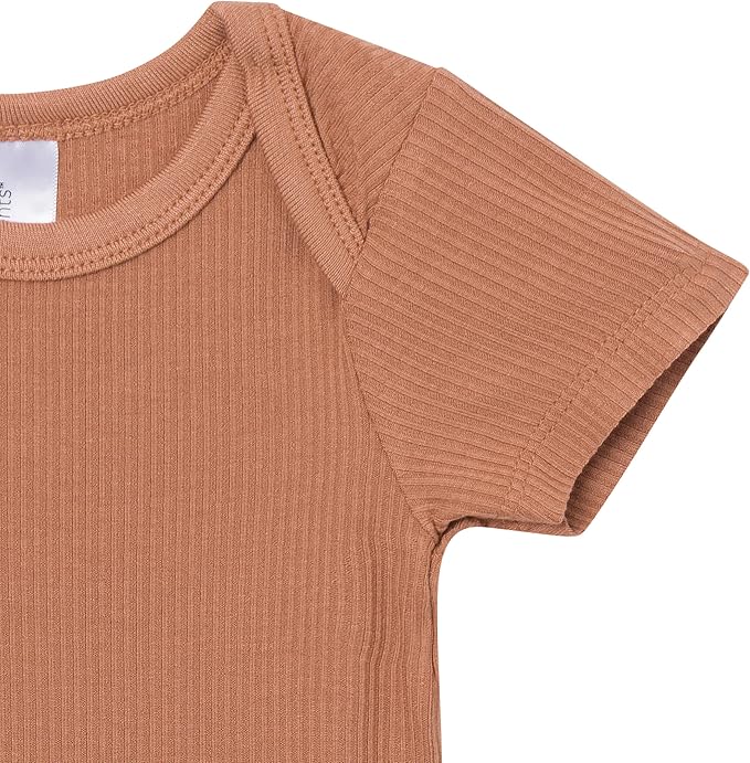 Modern Moments by Gerber Baby Viscose 4-Pack Bodysuit & Pant Set - Image 3