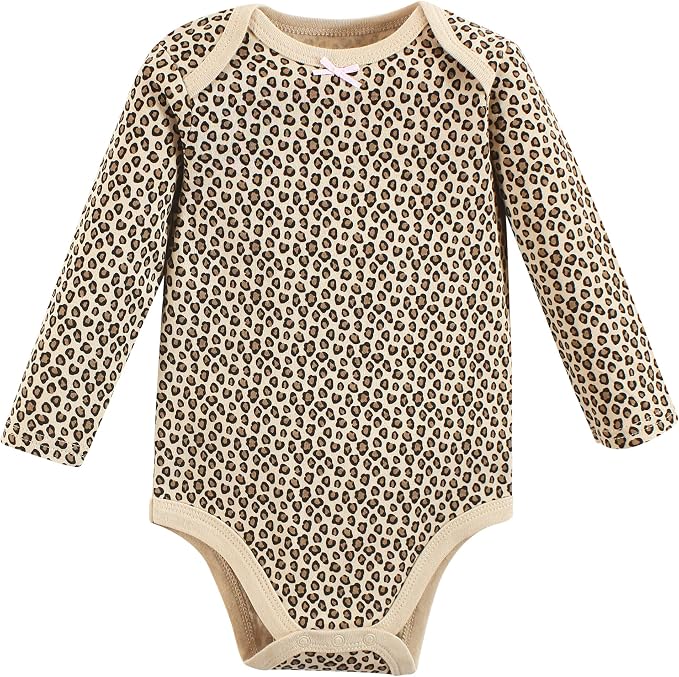 Hudson Baby Baby Girls' Cotton Long-sleeve Bodysuits 3-pack - Image 4