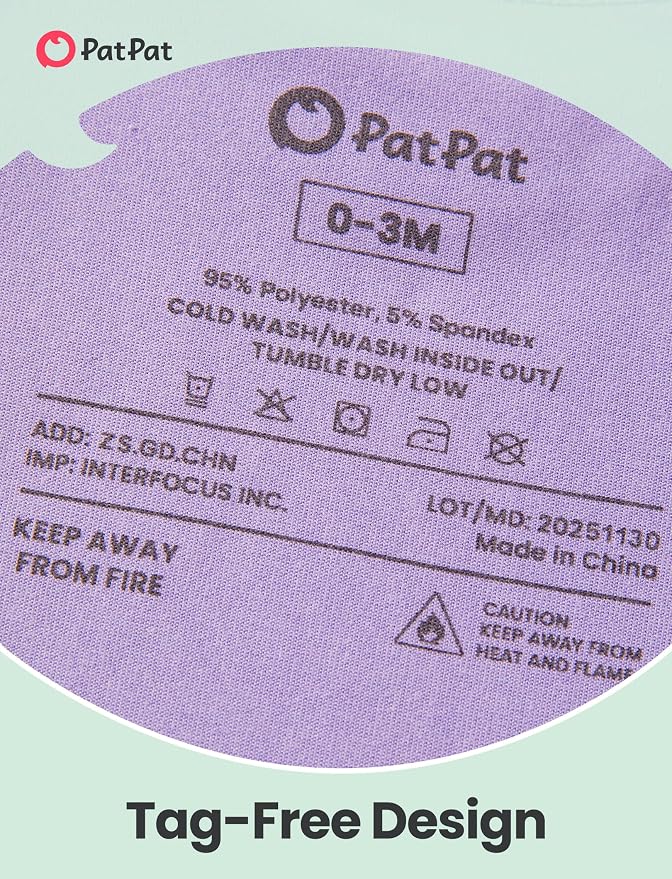 PATPAT Baby Sleeper Gown with Hat - Image 6