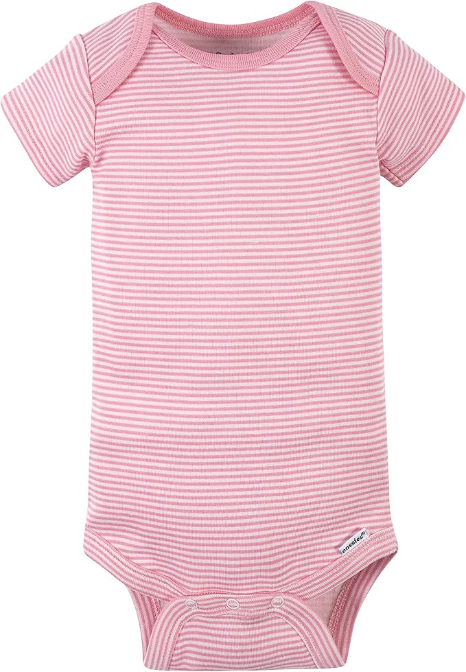Gerber Baby Girls' 8-pack Short Sleeve Onesies Bodysuits - Image 2