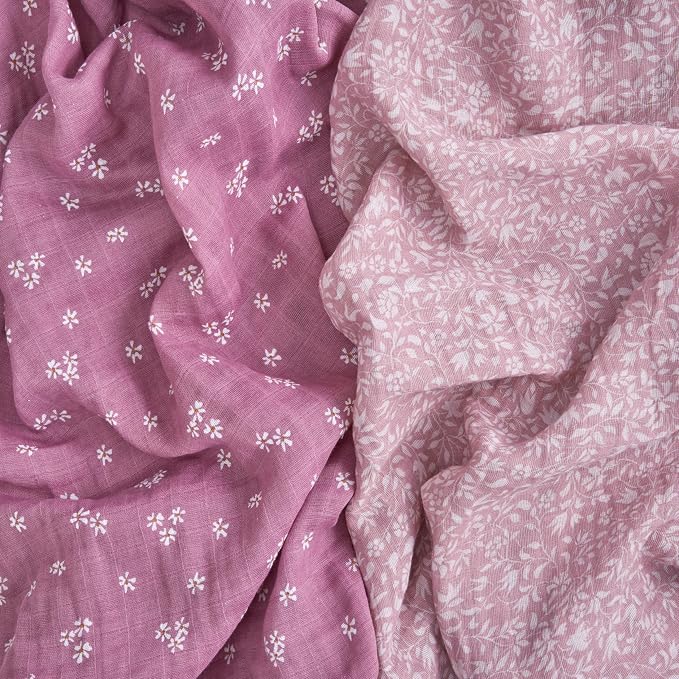 aden + anais Boutique 100% Organic Cotton Muslin Swaddle, Breathable Baby - Image 3