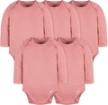Gerber Baby Boys & Girls Long Sleeve Onesies Multi-Pack Interlock 180 Gsm by Gerber