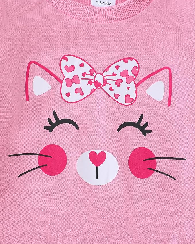 Renotemy Toddler Baby Girl Clothes Fall Winter Outfits Gifts 12Months-5T - Image 5