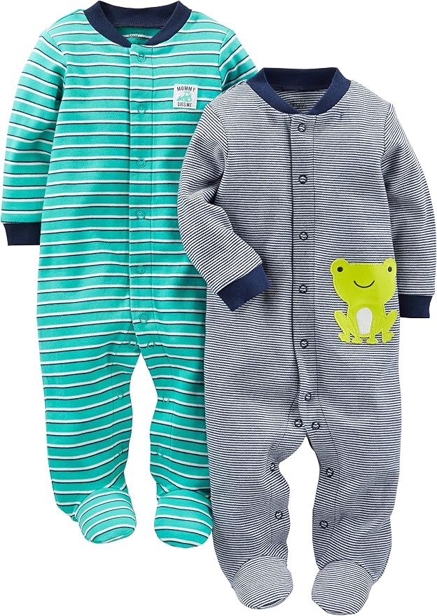 Simple Joys by Carter's baby-boys 2-way Zip Thermal Footed Sleep and Play by SimpleJoysbyCarters