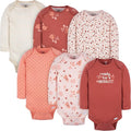 Gerber Baby Girls' 6-pack Long-sleeve Onesies Bodysuits by Gerber