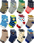 RATIVE Non Skid Anti Slip Crew Socks by RATIVE