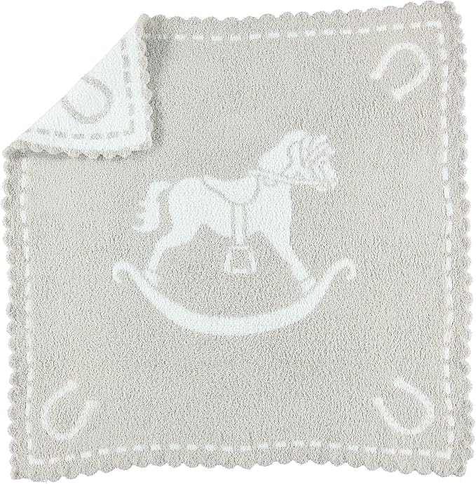 Barefoot Dreams CozyChic Scalloped Baby Receiving Blanket by Unknown