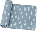 Comfy Cubs Muslin Swaddle Blankets Pack of 1, 47 x 47 Inch Soft Cotton Baby by ComfyCubs