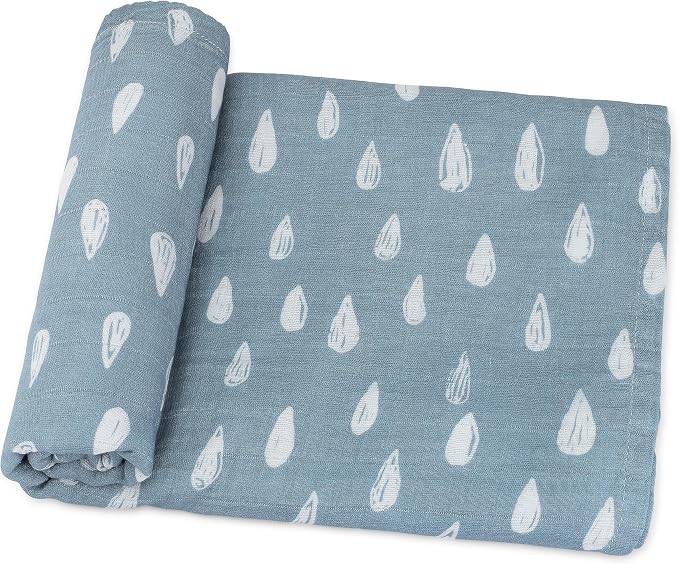 Comfy Cubs Muslin Swaddle Blankets Pack of 1, 47 x 47 Inch Soft Cotton Baby by ComfyCubs