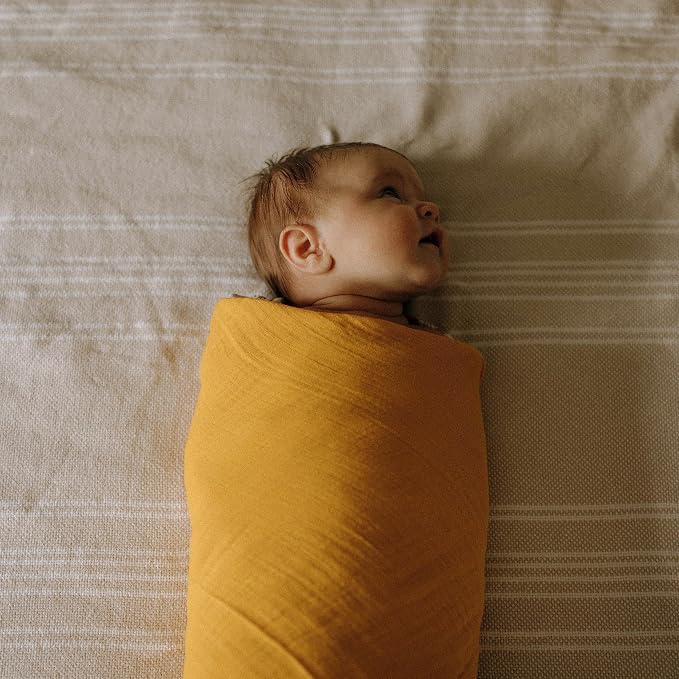 Parker Baby Co. Soft Muslin Baby Swaddle Blankets, 3 Pack - Image 8