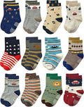 RATIVE Non Skid Anti Slip Crew Socks by RATIVE