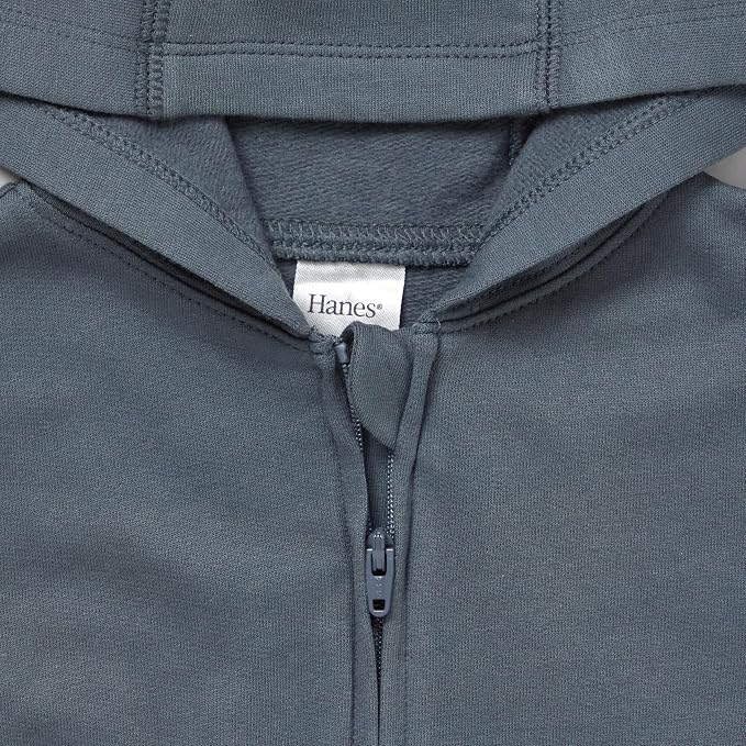 Hanes Baby Pure Comfort French Terry Hoodie, Infant Full-zip Hooded Jacket - Image 3